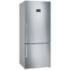 ثلاجة بوش نوفروست - 526 لتر - فريزر سفلي - وظيفة Super Cooling - استانلس اينوكس - KGN76CI3E8