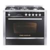 بوتاجاز بريميم - 5 شعلة - 90سم - مروحة فرن - ستانلس - PRM6090SS-2GC-511-IDSP-2W